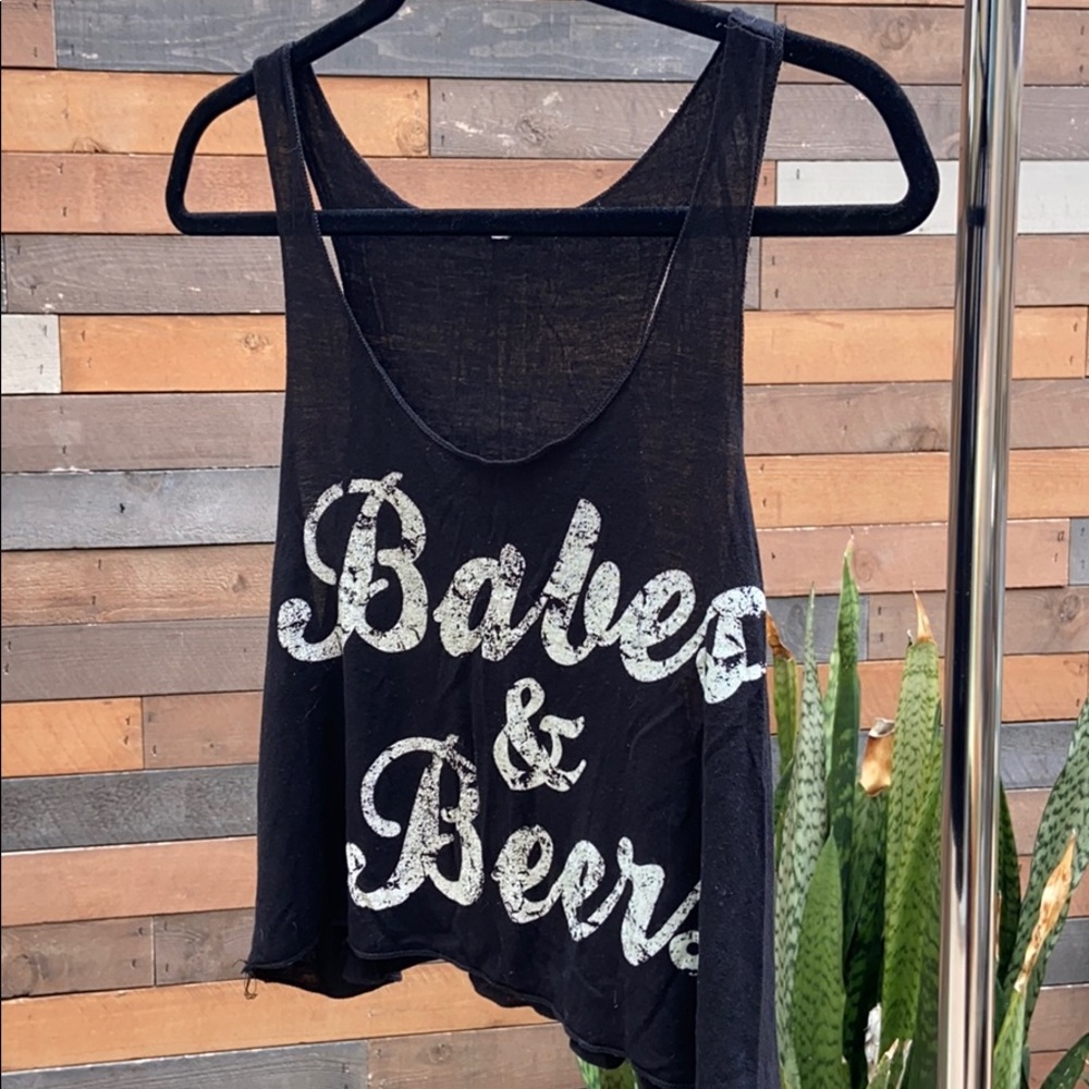 Babes and Beers crop top